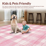 Fresh Minimalist Checkerboard Motif(Pink)