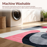 Luxurious Muted Tones Artful Geometry(Pink)