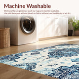 Elegant Ivory Blue Abstract Design(Beige)