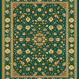 Rustic Diamond Motif with Beige Highlights(Green)