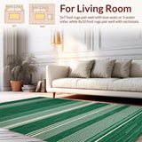 Trendy Layered Abstract Composition(Green)