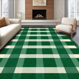 Modern White and Green Geometry(Green)