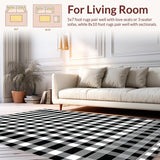 Inviting Earthy Plaid Fusion(Black)