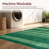 Contemporary Earthy Horizontal Lines(Green)