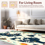 Geographical Discovery Round Area with Continents for Game Time(Black)