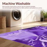 Ultra Soft Area Rug, Non Slip, Stain Resistant, Washable Area Rugs for Living Room, Bedroom, Serene Plush Cloud-Like Texture(Purple)