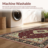 Classic Maroon Medallion Flourish(Red)