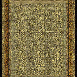 Ultra Soft Area Rug, Non Slip, Stain Resistant, Washable Area Rugs for Living Room, Bedroom, Artistic Neutral Animal Graphic(Gold)