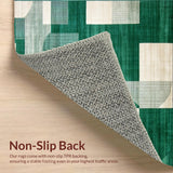 Fresh Green and Cream Swirl Design(Green)