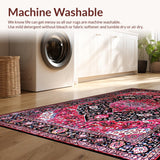 Contemporary Linear Distressed Look(Red)