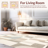 Kitchen Runner Abstract Beige(Beige)