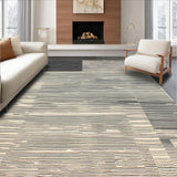 Ultra Soft Area Rug, Non Slip, Stain Resistant, Washable Area Rugs for Living Room, Bedroom, Elegant Monochrome Animal Motif(Beige)