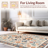 Navy Blue Orange Dining Room Boho(Beige)