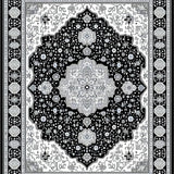 Chic Distressed Geometric Arrangement(Black)