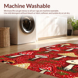 Colorful Mushroom Print with Cheer(Red)