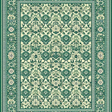 Striking Multihued Paisley Charm(Green)