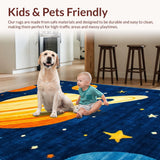 Celestial Colorful Planetary Motif(Blue)