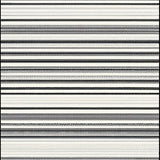Ultra Soft Area Rug, Non Slip, Stain Resistant, Washable Area Rugs for Living Room, Bedroom, Industrial Stripe Rug with Minimalist Dash Sequence and Modern Linear Motif(Black)