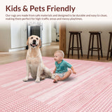 Contemporary Pink Grid(Pink)