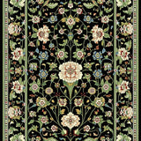 Striking Earthy Floral Aesthetics(Black)