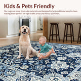 Charming Vibrant Floral Mosaic(Blue)