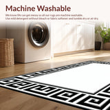 Distinctive Modern Geometric Contrast(Black)