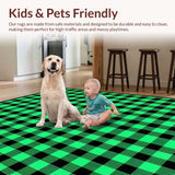 Elegant Farmhouse Plaid Arrangement(Green)