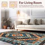 Rustic Abstract Geometric Design(Blue)