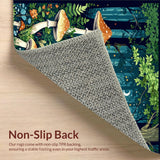 Joyful Blue Tones Abstract Mushroom Style(Green)