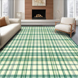 Stylish Plaid Patterned Mat(Beige)