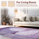 Ultra Soft Area Rug, Non Slip, Stain Resistant, Washable Area Rugs for Living Room, Bedroom, Cute Room Decor Bow Rug Lavender Uno Reverse Aesthetic Area Carpet(Purple)