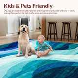 Chic Fluid Wave Arrangement(Blue)