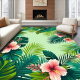 Ultra Soft Area Rug, Non Slip, Stain Resistant, Washable Area Rugs for Living Room, Bedroom, Sophisticated Nature-Inspired Theme(Pink)