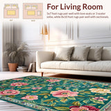 Chic Contemporary Floral Style(Green)