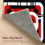 Energetic Red and Black Motif(Red)