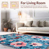 Vibrant Butterfly Floral Motif(Blue)
