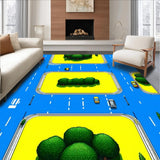 Colorful Vehicle Pathway Layout(Blue)
