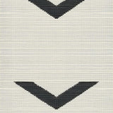 Sophisticated Abstract Black and Ivory(Black)