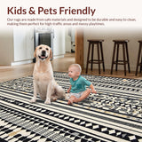 Contemporary Monochrome Geometric Motif(Black)