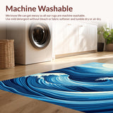 Fresh Turquoise Ripple Effect(Blue)