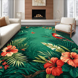 Tropical Jungle Floral Aesthetic(Green)