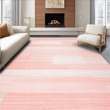 Ultra Soft Area Rug, Non Slip, Stain Resistant, Washable Area Rugs for Living Room, Bedroom, Vibrant Chic Tasseled Texture(Pink)