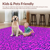 Chic Stylish Lettering in Bold Colors(Purple)