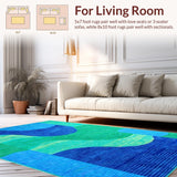 Eclectic Curvilinear Design Palette(Blue)