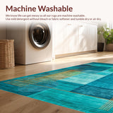 Elegant Smooth Line Motif(Blue)