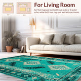 Elegant Geometric Teal Hues(Green)