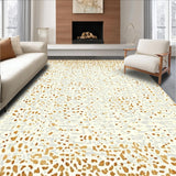 Ultra Soft Area Rug, Non Slip, Stain Resistant, Washable Area Rugs for Living Room, Bedroom, Stylish Abstract Cow Print Aesthetic(Beige)