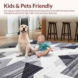 Contemporary Grey Geometric Motif(Gray)