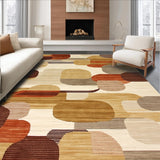 Autumnal Harvest Collection Area Rich Earth Tones Beige Brown(Beige)