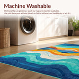 Dynamic Woven Circular Motif(Blue)